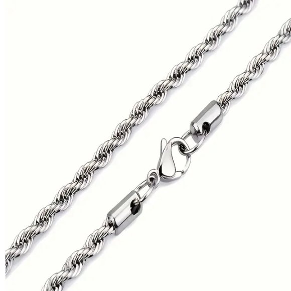 NEW Twisted Titanium Chain 60cm/24inch - Picture 5 of 5